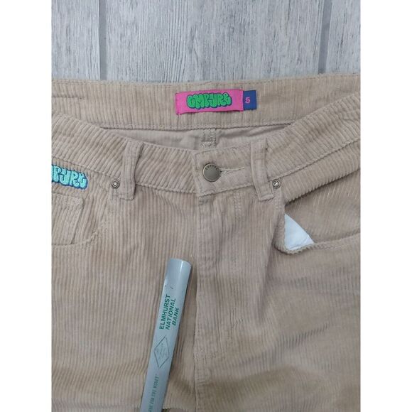 Retro Empyre Pants Womens 5 Brown Tori Baggy Hip Hop Skate Y2K Corduroy - Picture 6 of 10